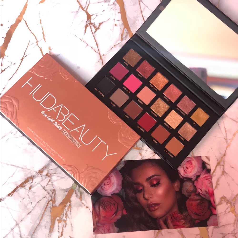 💃🏻4x’s HP💃🏻NEW HUDA BEAUTY ROSE GOLD REMASTERED PALETTE